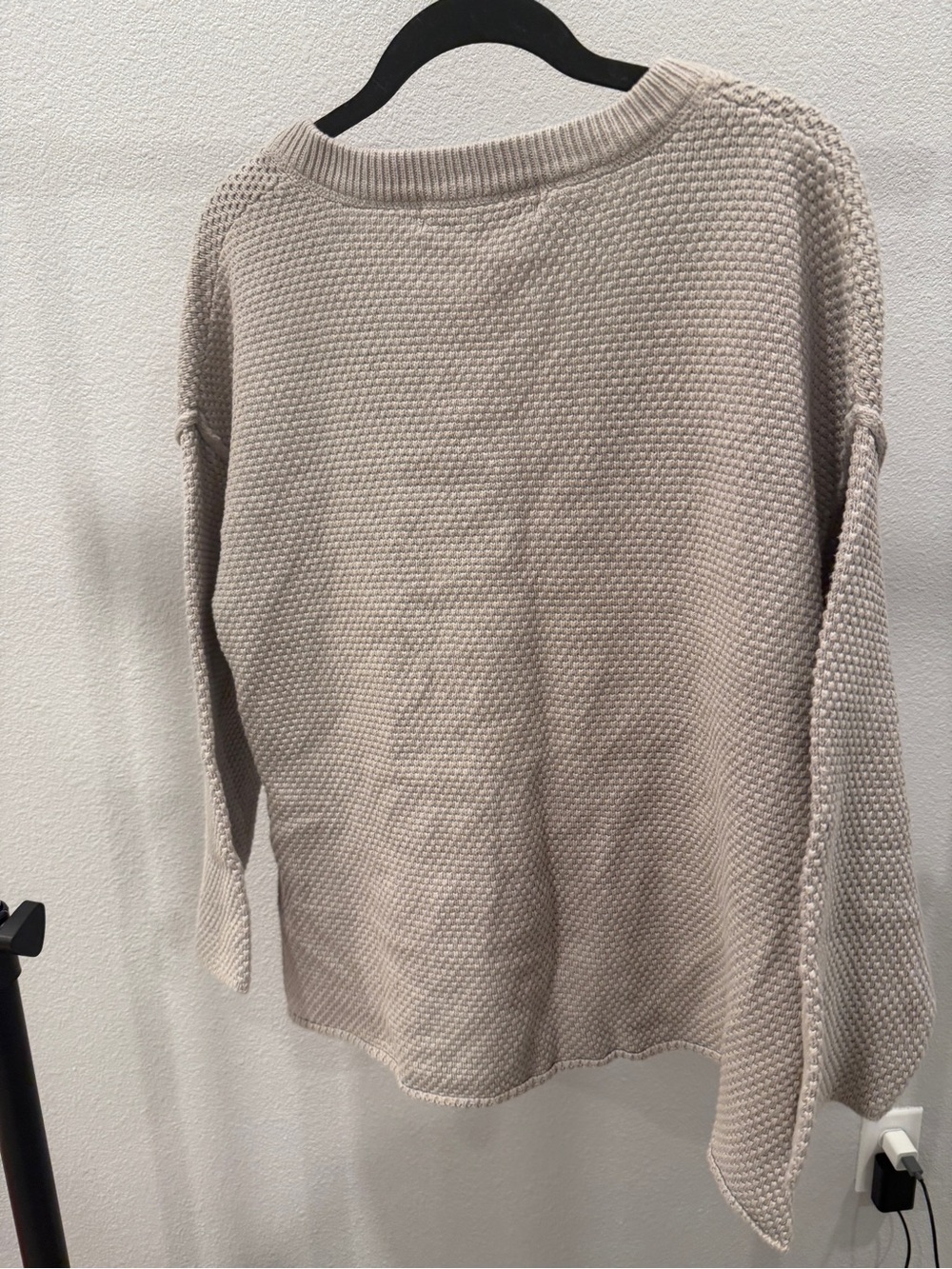 Free People Beach Button-Front Scoop Henley Hailee Sweater in Heather Gray - Picture 10 of 10